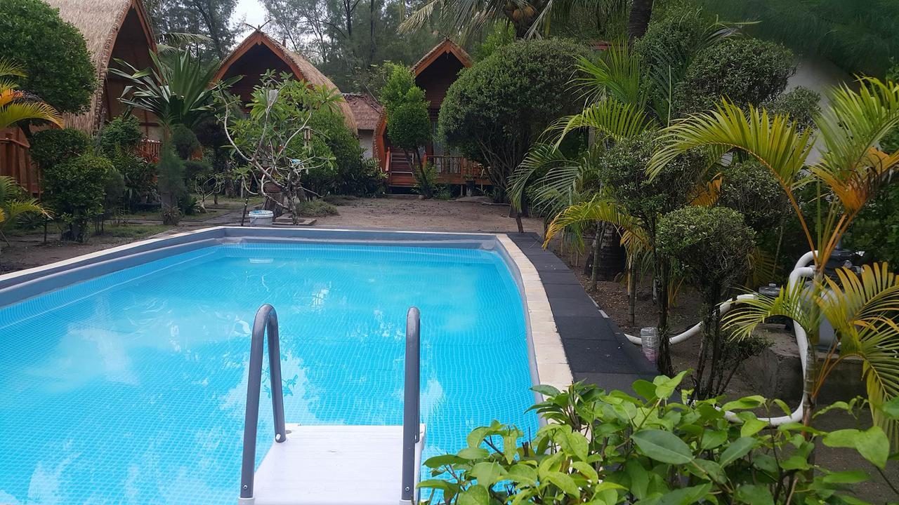 Jepun Bungalows Gili Meno Exterior foto